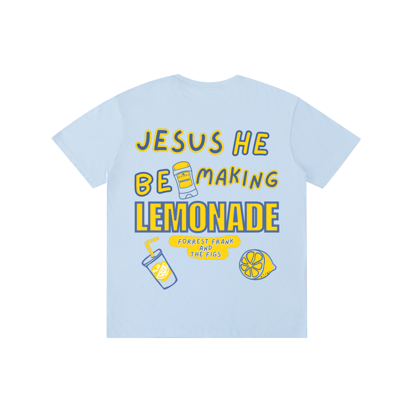 A Lemonade Forrest Frank - T-Shirt (White, Blue)