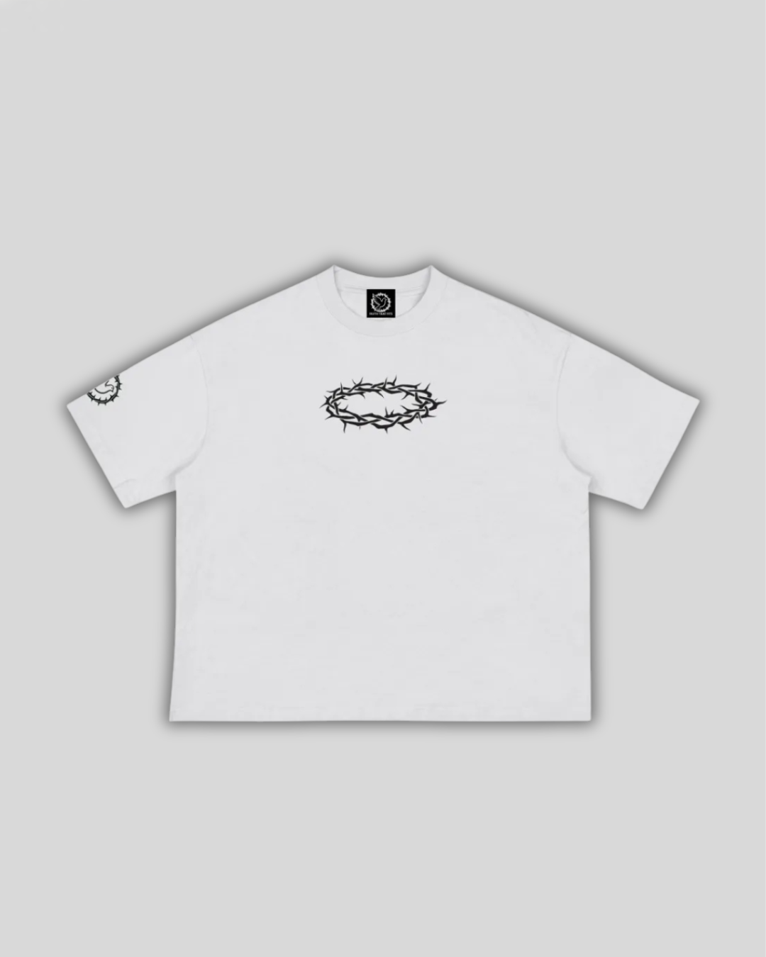 the Crown of thorns - Cropped tee - logo sleeve