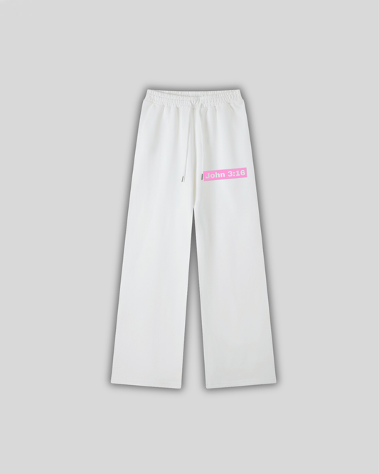A pink John 3:16 Matching set - Sweatpants