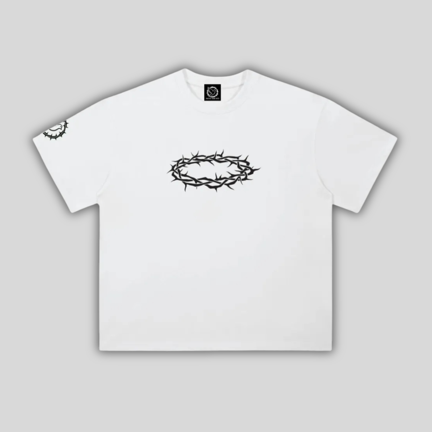Crown Of thorns - T-Shirt - logo sleeve