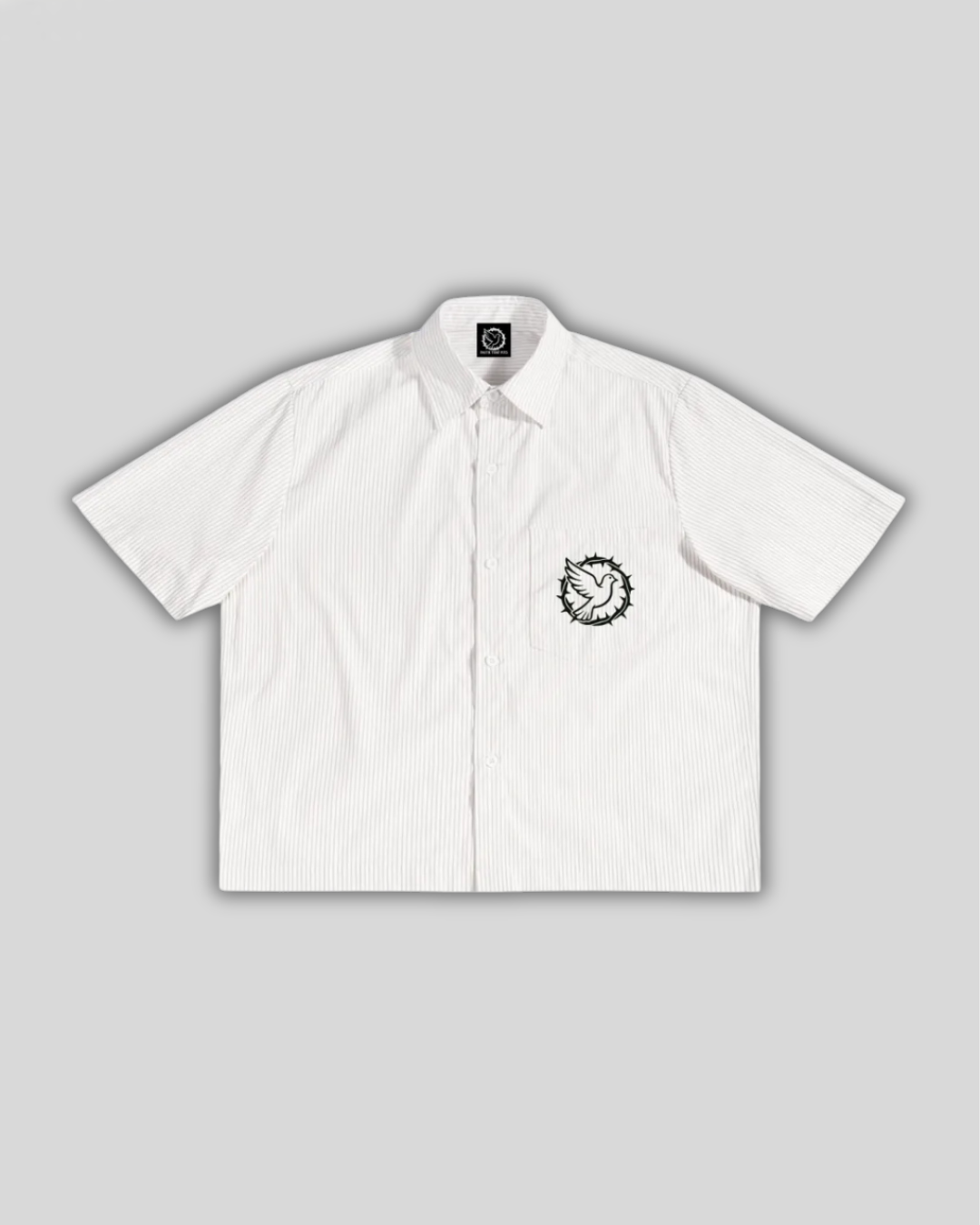 Faith that fits - Vertical Stripe Boxy Shirt