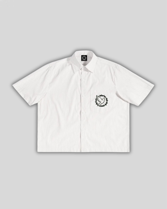 Faith that fits - Vertical Stripe Boxy Shirt