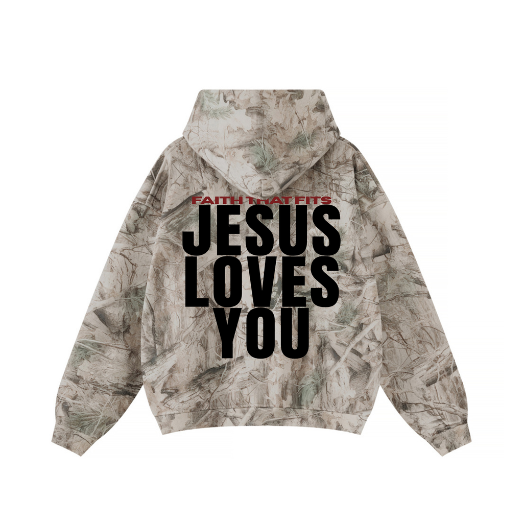 Jesus Generation - Oversized Camo Hoodie