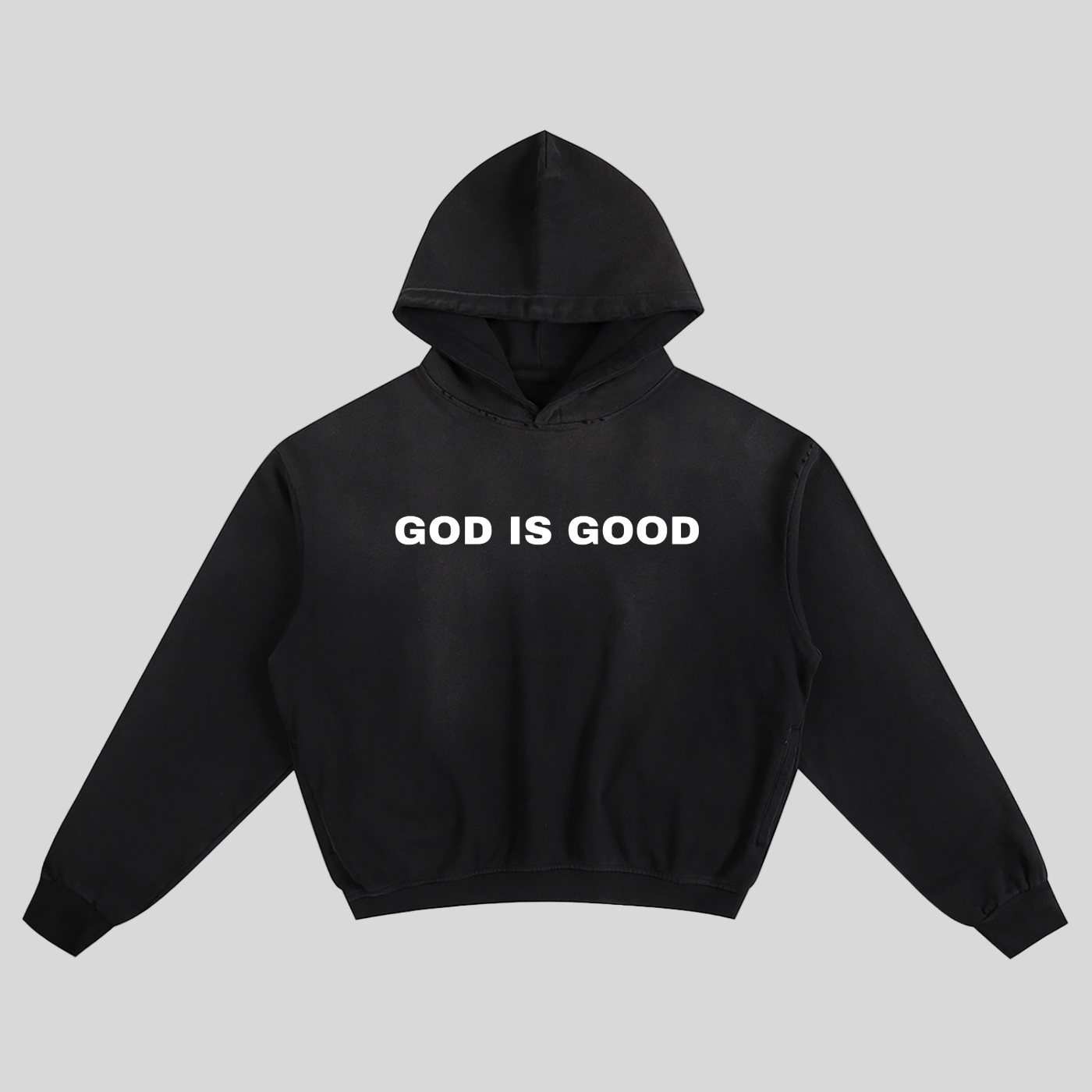 God Is Good - Sunfade Boxy Hoodie