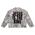 Jesus is the king - Waffle Knit Long Sleeve