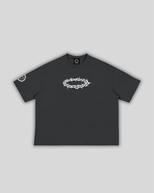 the Crown of thorns - Cropped tee - logo sleeve