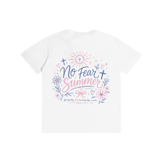 Flower no fear summer - T-Shirt (White)