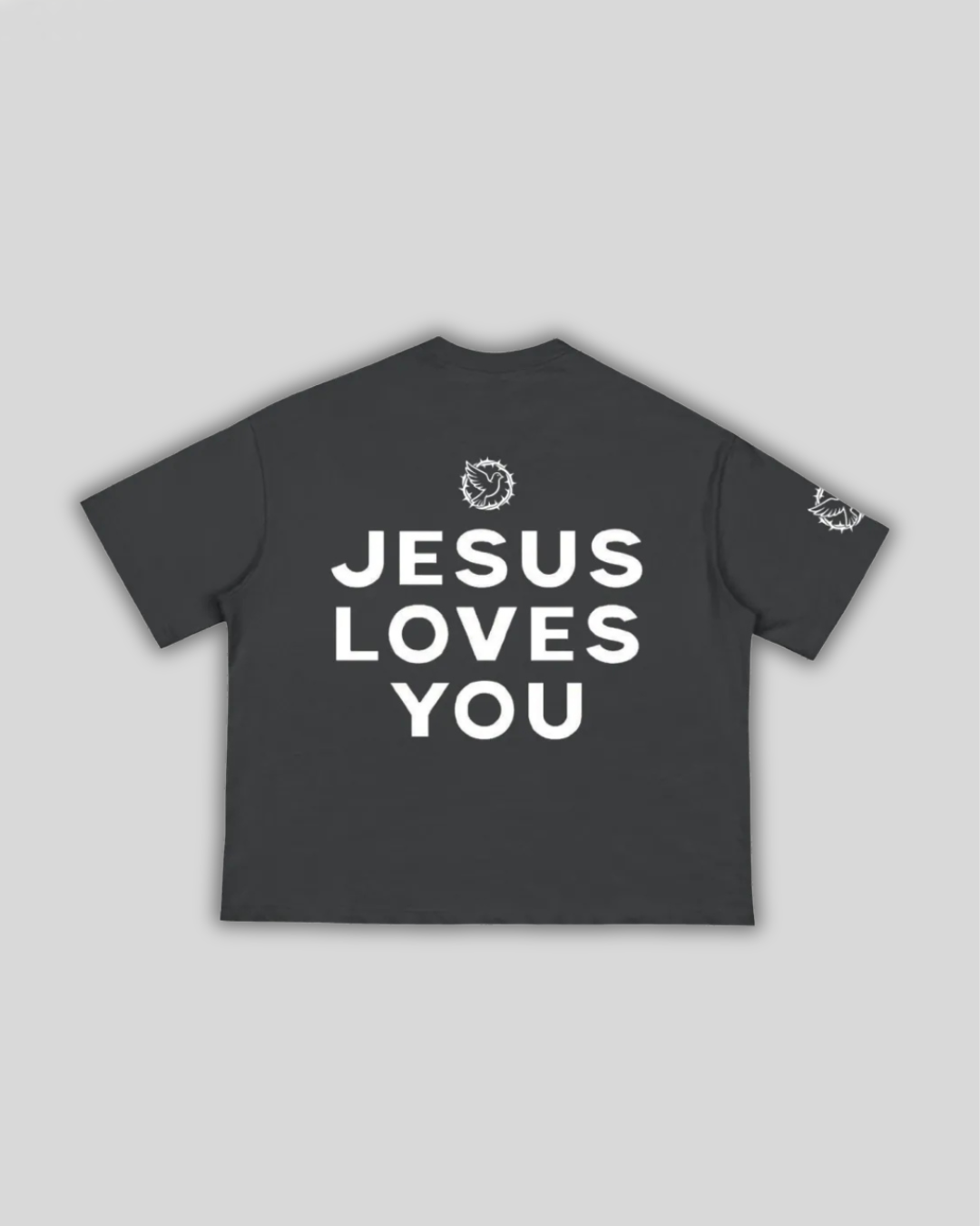 the Crown of thorns - Cropped tee - logo sleeve