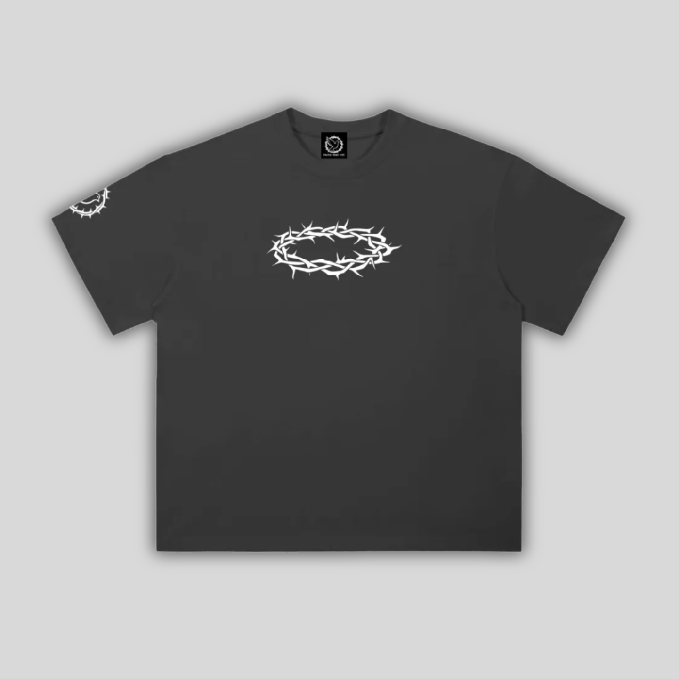 Crown of thorns - T-Shirt - logo sleeve