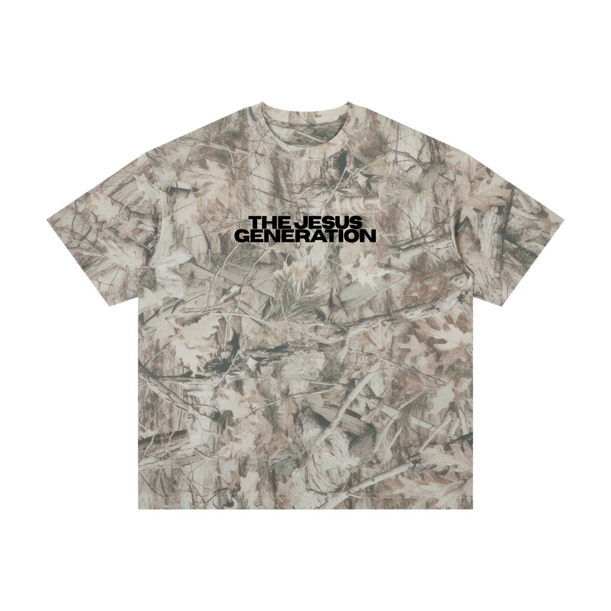 Jesus Generation - Camo Oversized T-Shirt