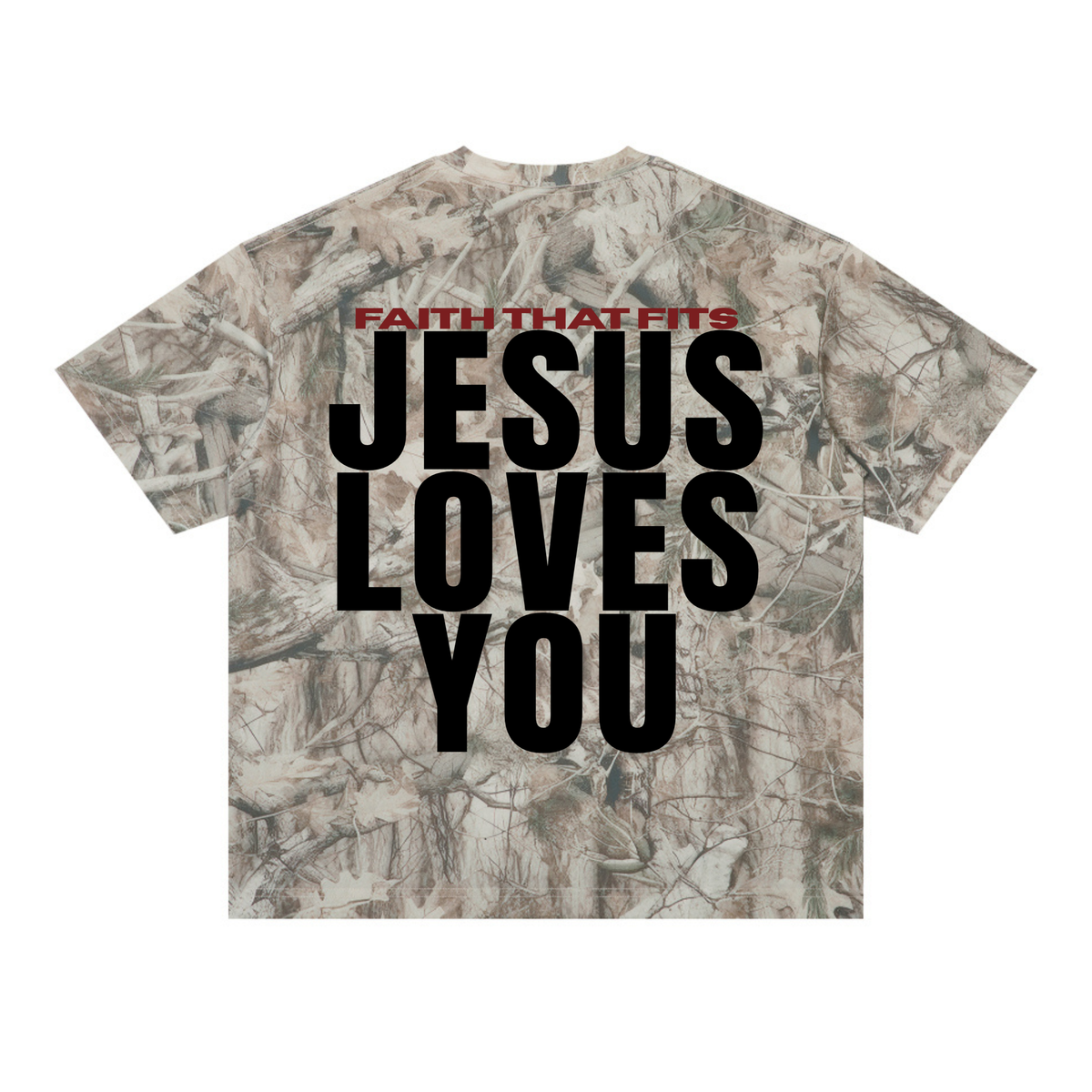 Jesus Generation - Camo Oversized T-Shirt