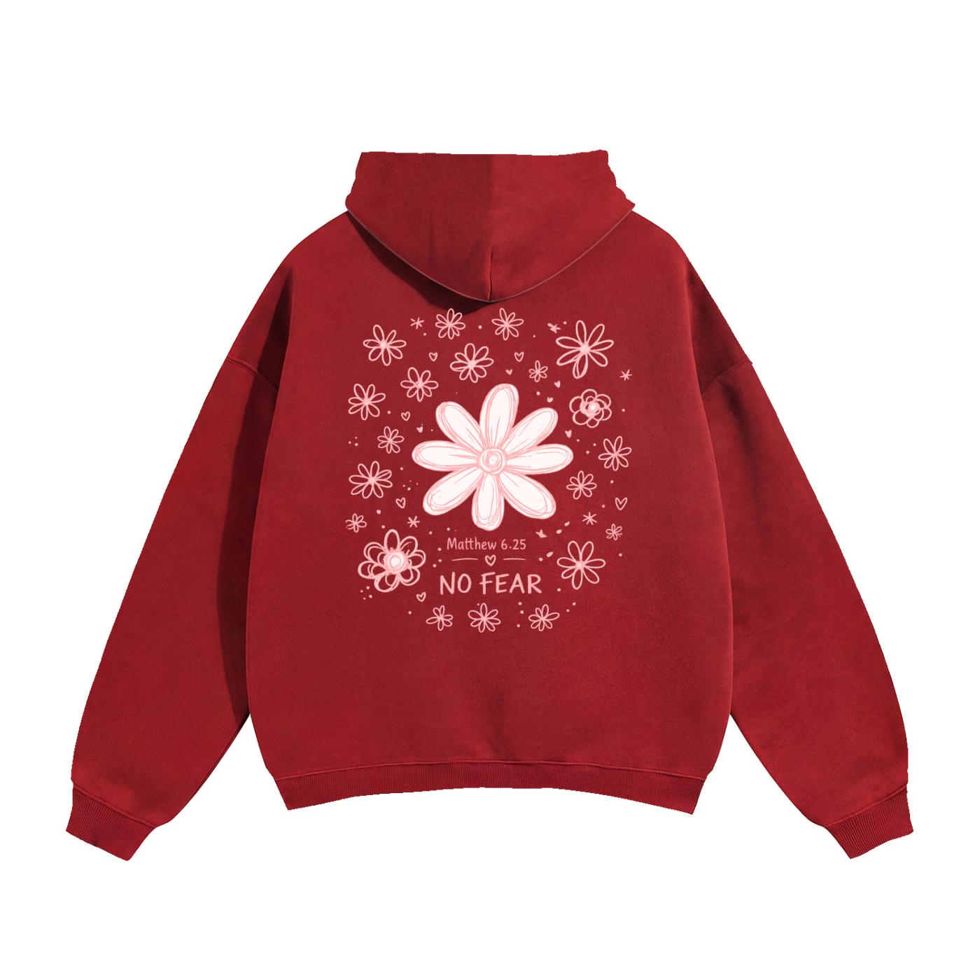 Matthew 6.26 Garden - Hoodie (Navy, White, Red, Blue, Yellow)