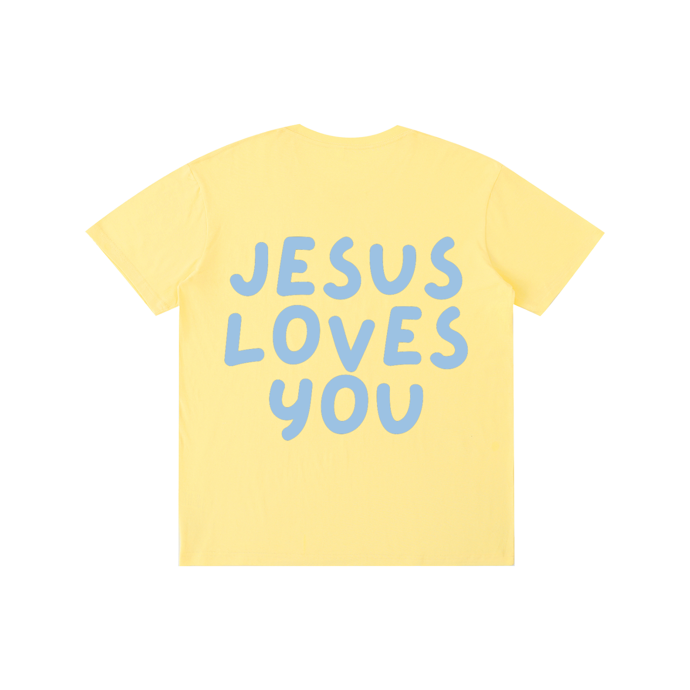 A No fear summer Jesus loves you - T-Shirt (Navy, Yellow, White)