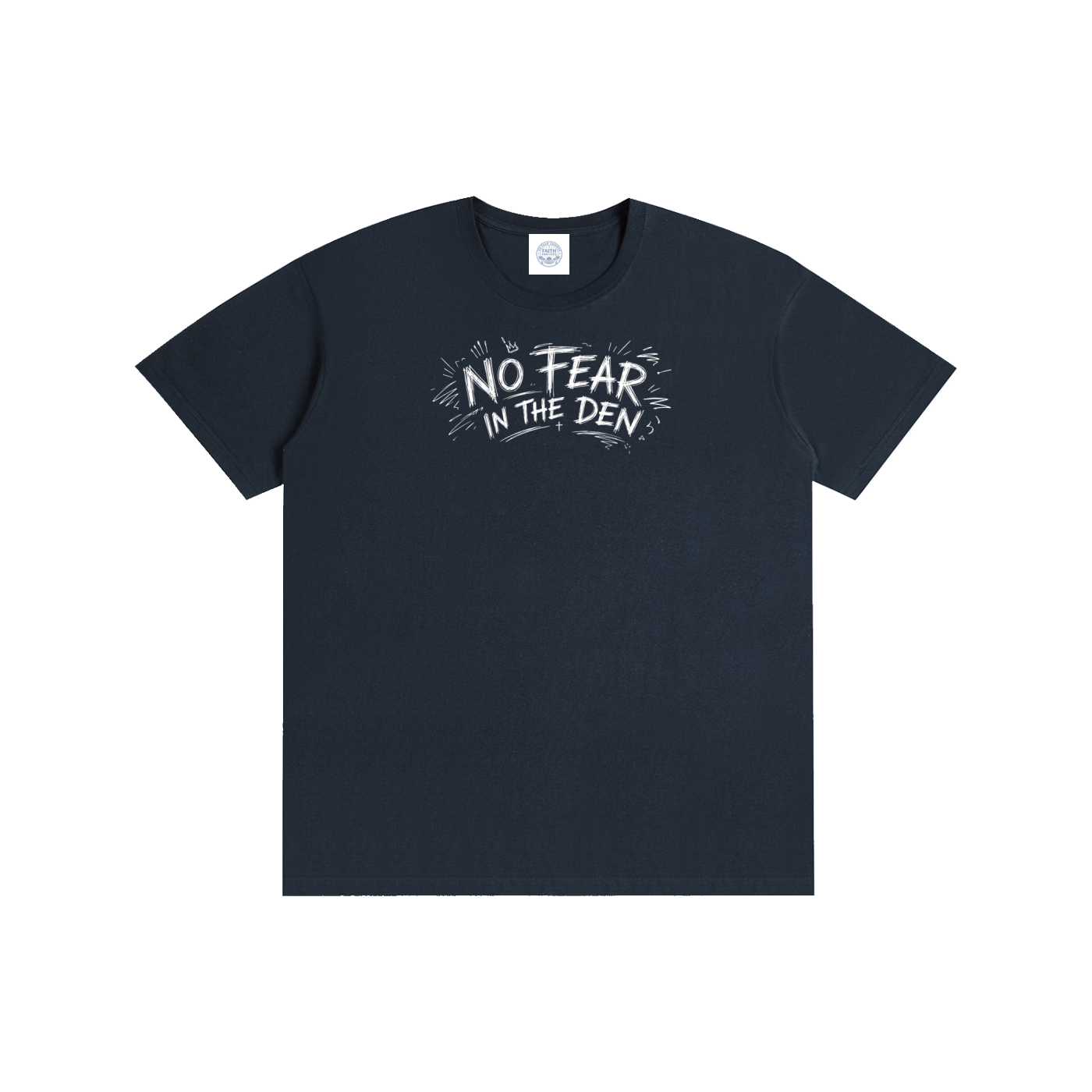 No fear Lions Den - T-Shirt (Navy)