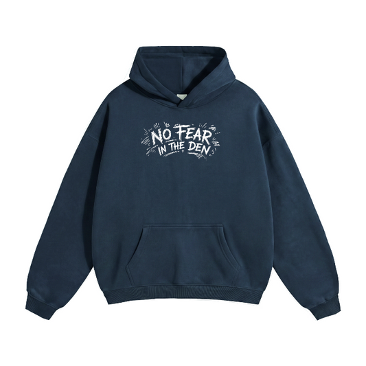 No Fear In The Den - Hoodie (Navy)
